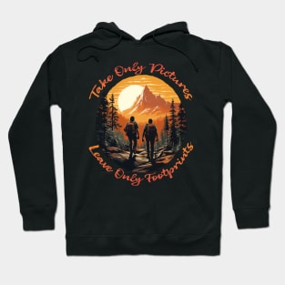 Take Only Pictures, Leave Only Footprints Hoodie